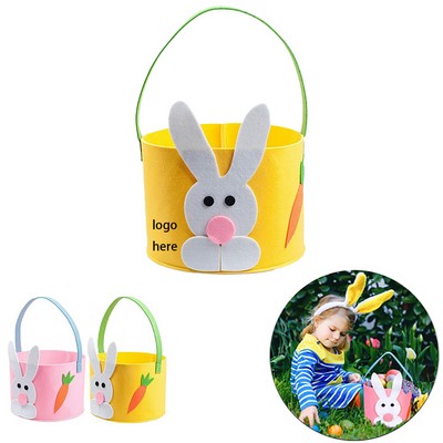 Bunny Felt Basket
