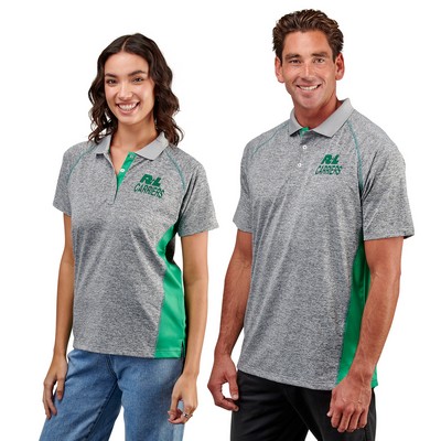 Short Sleeve Contrast Rack Stitch Shirt w/Side Inserts