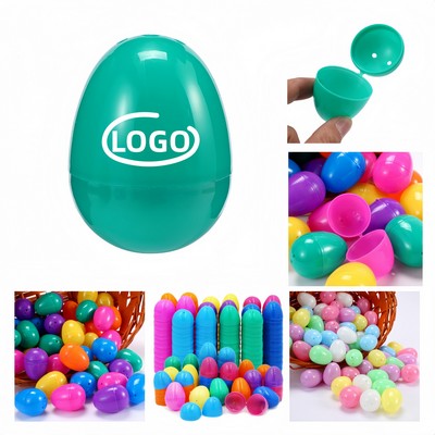 Hinged Fillable Easter Plastic Eggs