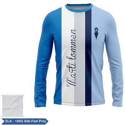 Unisex & Kids Sublimation 180G Silk-Feel Long Sleeve T-Shirt