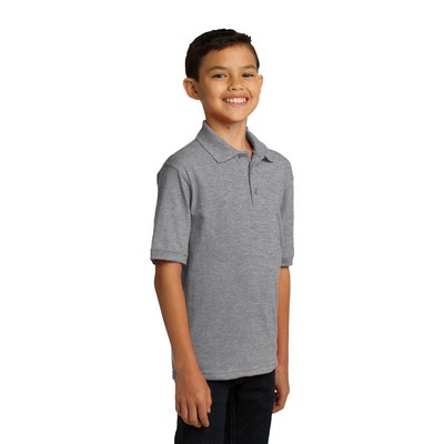 Port & Company® Youth Core Blend Jersey Knit Polo