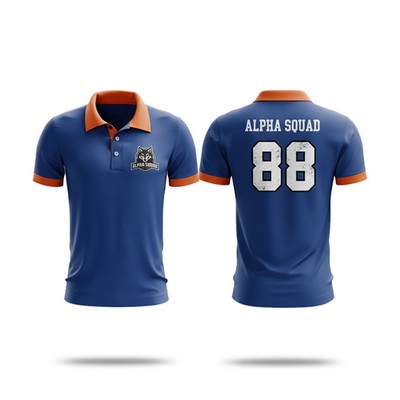 Premium Custom Short Sleeve Polo - Sports Pique